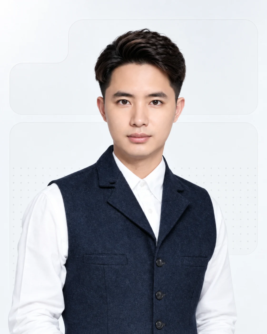 巴盾品牌创始人兼CEO邓章（Tend）的肖像